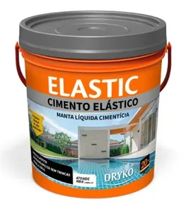 Manta Líquida Acrílica Cimentícia Cinza Drykoelastic Dryko MANTA LIQ ACR CIM DRYKOELASTIC CZ 20KG PISC E RESERVATÓRIO