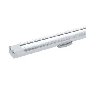 Luminária 2 Lâmpadas G13 de Sobrepor Calha Lumifácil T8 Taschibra Luminária Calha Lumifácil Sobrepor Aço Branco 2 Lâmpadas T8 G13 60cm