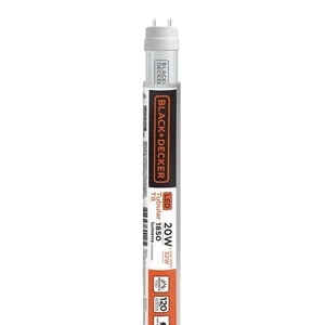 Lâmpada LED Tubular T8 G13 20W Bivolt Black&Decker Lâmpada de LED Tubular Black&Decker T8 20W G13 1850 Lúmens Luz Branca