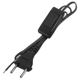 Interruptor com Rabicho 1,5m 1A A.Santos Interruptor com Rabicho 1,5m 1A 250V Preto