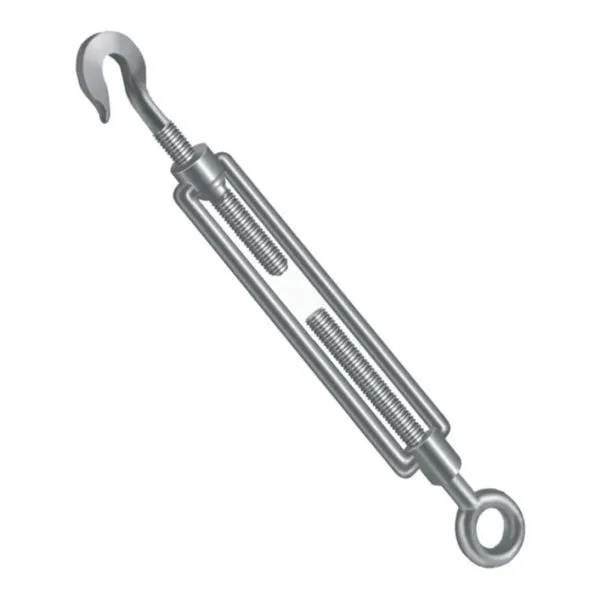 Esticador Gancho Olhal Aço Galvanizado para Cabo de Aço São Raphael Esticador Gancho Olhal Aço Galvanizado para Cabo de Aço 8mm