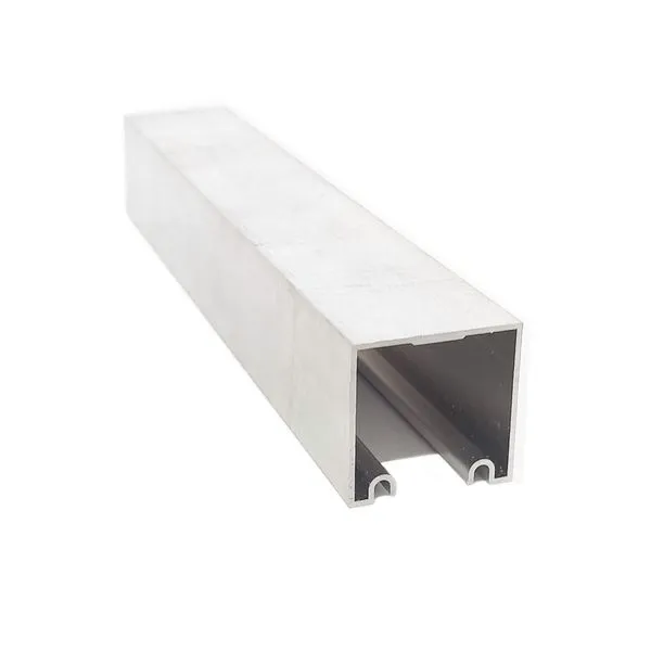 Trilho Côncavo Superior Reforçado Até 60Kg Alumínio Natural Decal Trilho Côncavo Superior Reforçado 2m Até 60Kg Alumínio Natural