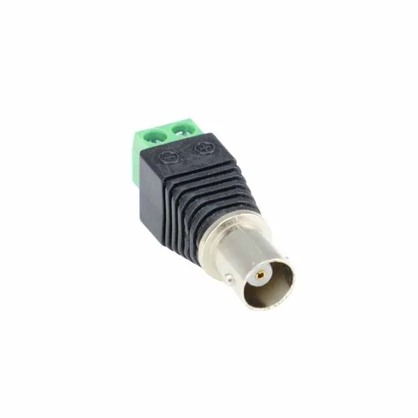Adaptador Borne Parafuso x BNC F com 4 peças Dualcomp Adaptador Borne Parafuso X BNC F com 4 peças