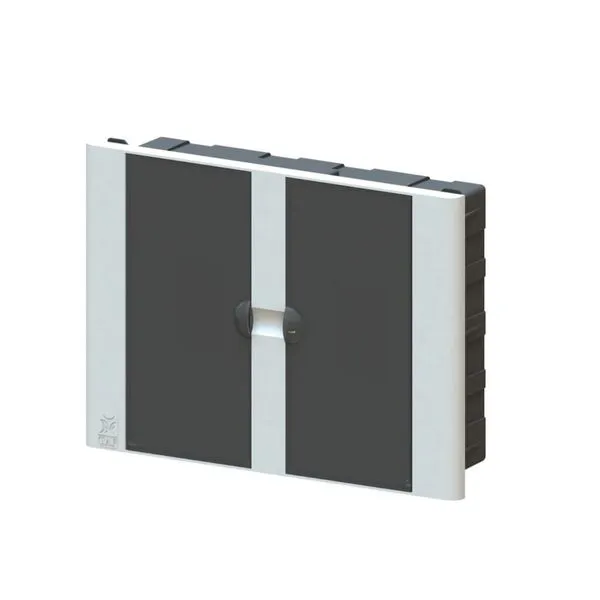 Quadro Distribuição Embutir 16 Disjuntores sem Barramento TAF Quadro PVC Disjuntor Embutir sem Barramento para 16 Disjuntores Fumê