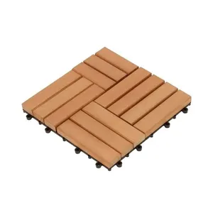 Mini Deck de Madeira Modular Sevilha Eucalipto 30x30cm Massol Mini Deck de Madeira Modular Sevilha Eucalipto 30x30cm