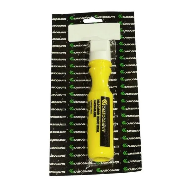 Marcador Industrial 60ml Carbomark Marcador Industrial Amarelo 60ml Carbomark
