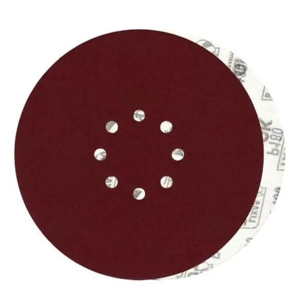 Disco de Lixa 9" 225mm 8 Furos Grão 100 10 Peças Lixas Tatu
