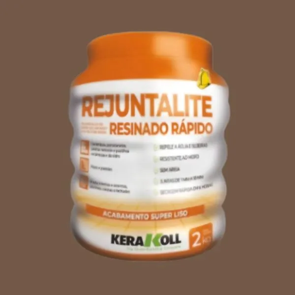 Rejunte Resinado Seca Rápido 2kg Kerakoll Rejunte Resinado Seca Rápido Millettia 2kg Kerakoll