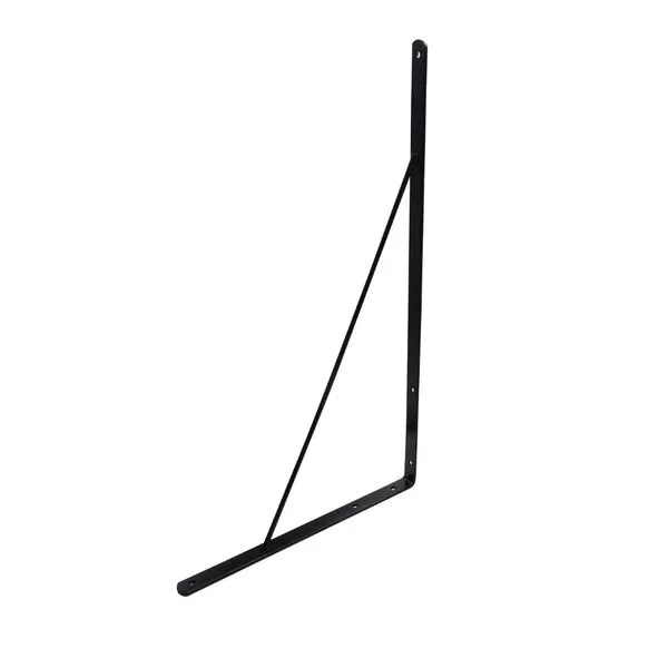 Mão Francesa Leve Reforçada 35kg Preto Overtime Mão Francesa Leve Reforçada Até 35kg 46,8cm Preto