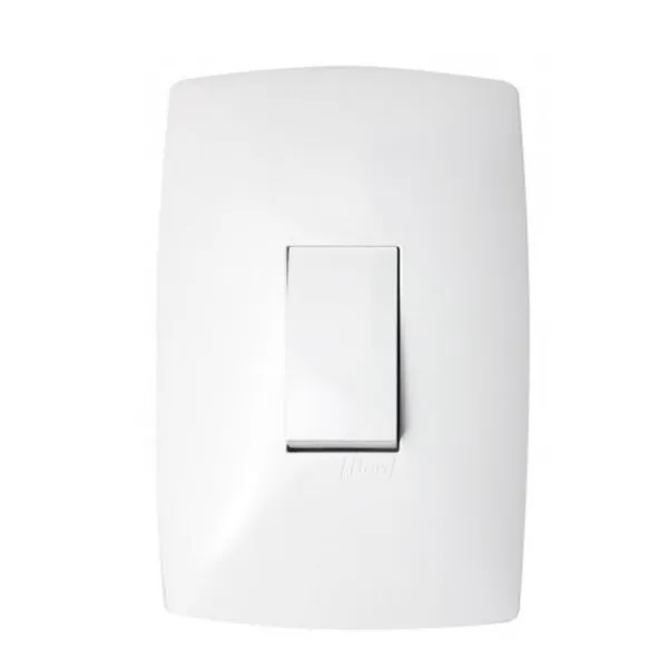 Conjunto Interruptor Simples 4x2 Home B.Lux Conjunto Interruptor Simples 10A/250V 4x2 Branco Home