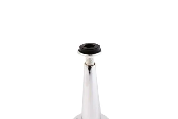 Pé Cônico para Móvel com Regulagem Cromado Jomarkits Pé Cônico para Móvel com Regulagem 150mm Cromado