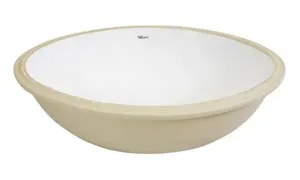 Cuba de Embutir Louça Oval Gardênia Branca 41x31cm MariLouças Cuba de Embutir Oval Branca 41x31cm Louça MariLouças Gardênia