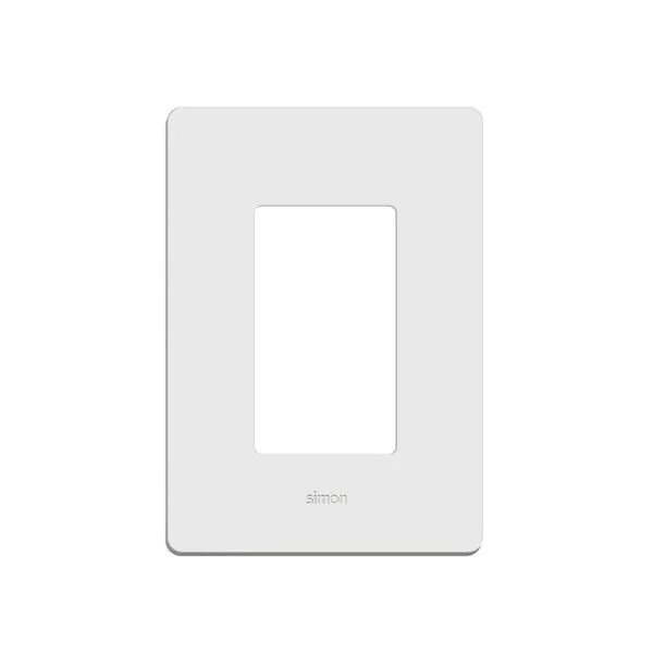Placa 3 Postos 4x2 com Suporte Simon 20 Placa 3 Postos 4x2 com Suporte Branca Simon 20
