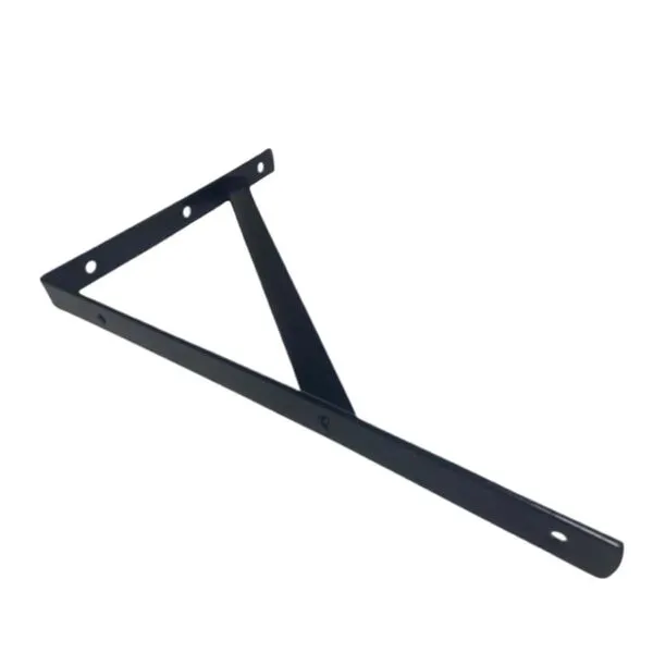 Mão Francesa Reforçada até 70kg Aço Preto Fico Mão Francesa Reforçada até 70Kg 40cm Aço Preto
