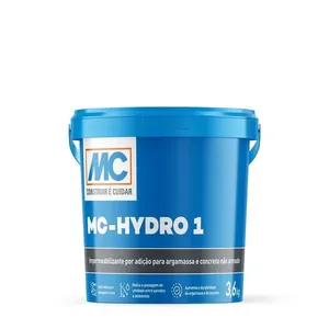 Aditivo Impermeabilizante Concreto MC Hydro 1 Mc Bauchemie ADITIVO P/ ARGAMASSA IMPER CONC ARG MC HYDRO 1 3,6KG