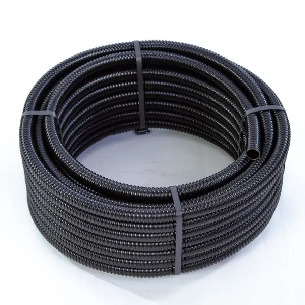 Eletroduto Espiralado Flexível Preto Coflex Eletroduto Espiralado 1" Flex Liso Interno Preto Coflex 25 Metros