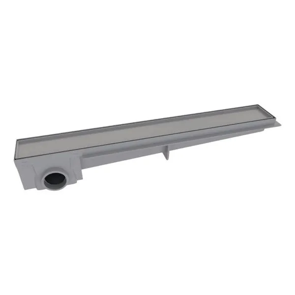 Ralo Linear Premium Invisível Branco Estrela Ralo Premium Linear Invisível 5x30cm Saída Extremidade Estrela