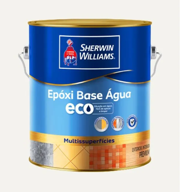 Tinta Premium Epóxi Multissuperfícies 3,6L Sherwin Williams Tinta Premium Epóxi Multissuperfícies Branco 3,6L