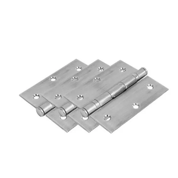 Dobradiça Inox com Rolamento 3,5" 3 Peças Bomvink Dobradiça Inox com Rolamento 3,5" 3 Peças