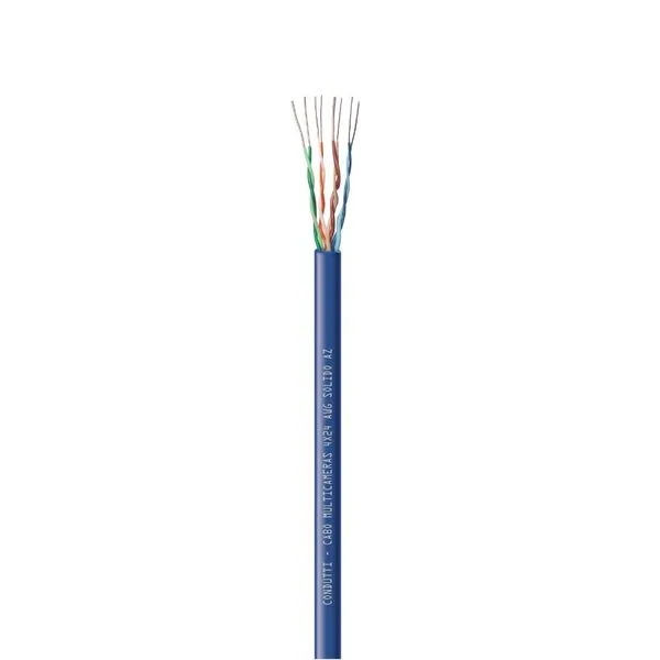 Cabo CFTV Multicâmeras 8 Vias 24AWG por Metro Condutti Cabo CFTV Multicâmeras 8 Vias 24AWG Condutti por Metro