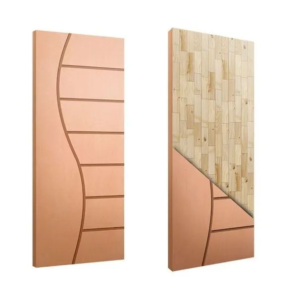 Folha de Porta Frisada Sólida HDF Pinus Curupixá FR10 JB Paes Folha de Porta Frisada Sólida HDF Pinus Curupixá FR10 210x92cm