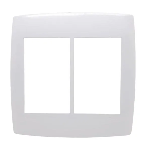 Placa 6 Postos 4x4 com Suporte Home B.Lux Placa 6 Postos 4x4 com Suporte Branca Home