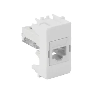 Módulo Tomada Informática RJ45 CAT6 Simon 19/20 Módulo Tomada Informática RJ45 CAT6 Branco Simon 19/20