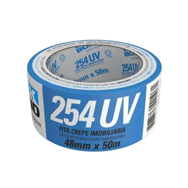 Fita Crepe Azul Imobiliária Tekbond Fita Crepe Azul Imobiliária 48mm x 50m Tekbond