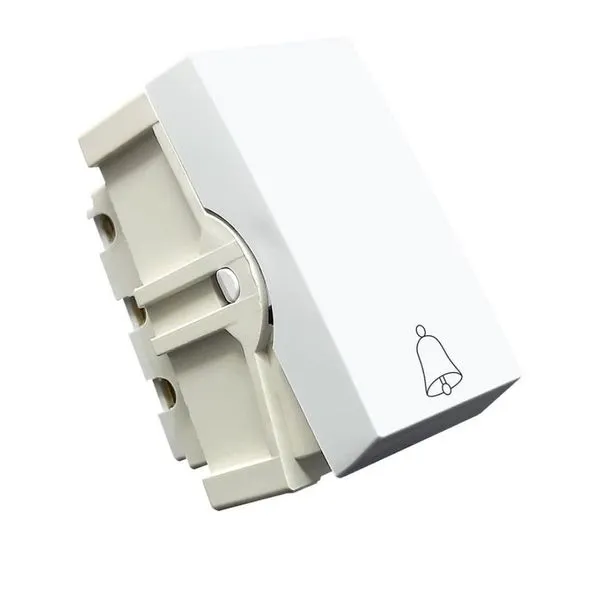 Módulo Pulsador para Campainha Home A B.Lux Módulo Pulsador para Campainha 10A/250V Branco Home