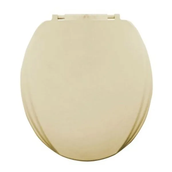 Assento Sanitário Almofadado Slim PP Oval Assento Sanitário Convencional Almofadado Slim PP Oval Areia