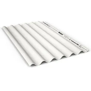 Telha Topcomfort Fibrocimento Hidrofugada 5mm 2,44x1,1m Brasilit Telha Comfort Fibrocimento Hidrofugada Branca 5mm 2,44x1,1m Brasilit