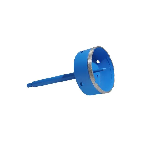 Serra Copo Diamantada com Suporte Guepar Serra Copo Diamantada 100mm com Suporte Guepar