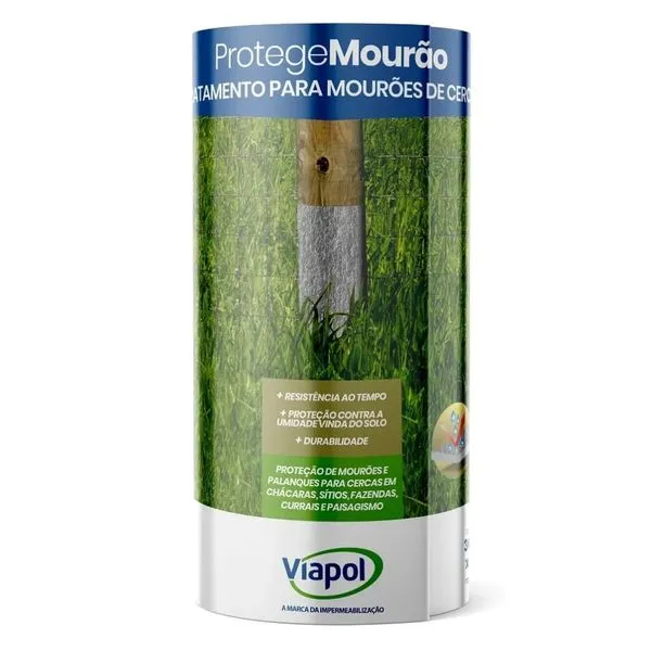 Fita Asfáltica Alumínio Impermeável Protege Mourão 30cm Viapol Fita Asfalt Alum Imp Protege Mourão 30cm Viapol