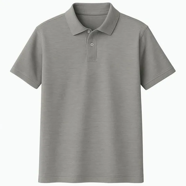 Camiseta Polo Piquet/Algodão Cinza Tockformes Camiseta Polo Piquet/Algodão Cinza Tam XG Tockformes