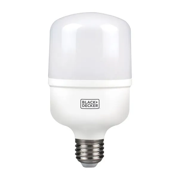 Lâmpada LED Alta Potência Luz Branca E27 Bivolt Black&Decker Lâmpada de LED Alta Potência 20W 1600 Lúmens E27 Bivolt Luz Branca