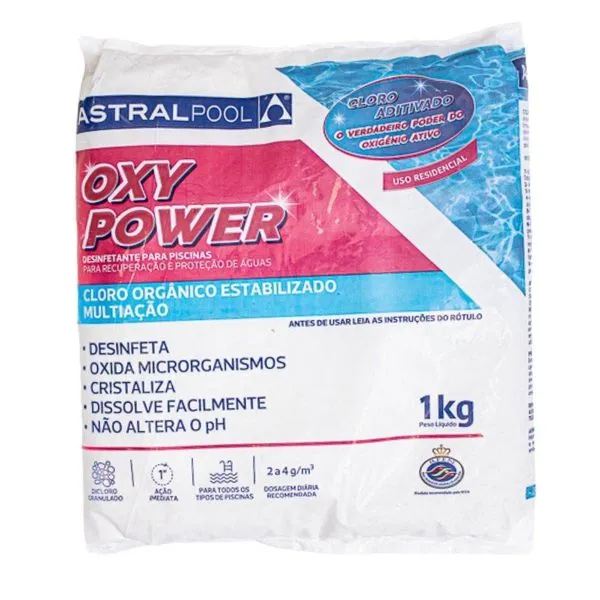 Cloro Granulado Estabilizado 1kg Oxy Power Astralpool