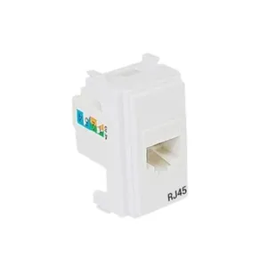 Módulo Tomada Informática RJ45 CAT6 i9 Ilumi Módulo Tomada Informática RJ45 CAT6 Branco i9