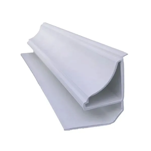 Meia Cana para Forro de PVC 3m Bariri Meia Cana PVC Branco 3M