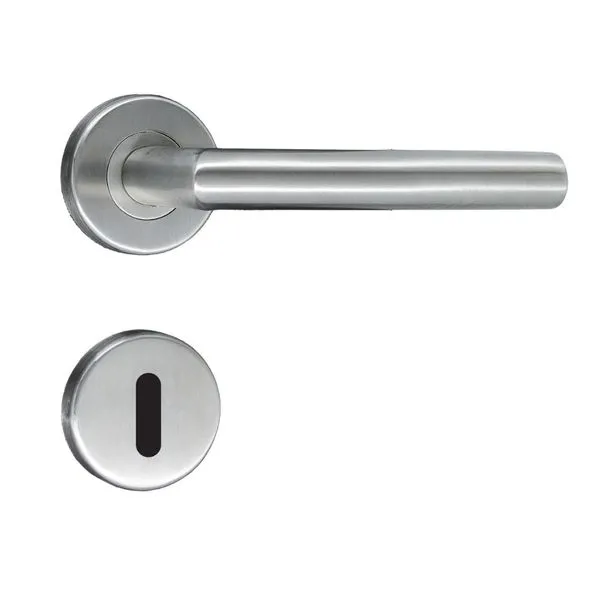 Fechadura Interna Roseta Redonda Florença 55mm Inox Escovado Silvana Fechadura Interna Roseta Redonda Florença 55MM Inox Escovado