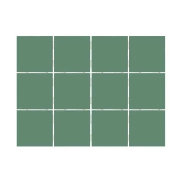 Revestimento Riviera Bold Acetinado Verde 10x10cm 1,95m2
