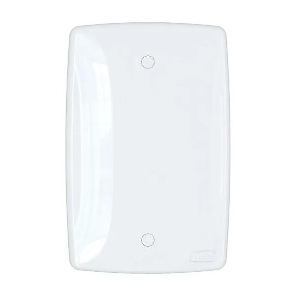 Placa Cega 4x2 sem Suporte Finesse Plus B.Lux Placa Cega 4x2 Branca Finesse+