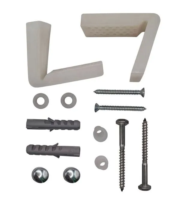 Kit Fixação Lateral para Bacia 70mm para Bucha 10mm Sforplast Kit Fixação Lateral para Bacia 70mm para Bucha 10mm