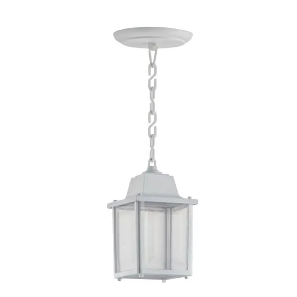 Pendente Vintage Colonial em Termoplástico para 1 Lâmpada E27 Dital Pendente Vintage Colonial em Termoplástico Branco para 1 Lâmpada E27