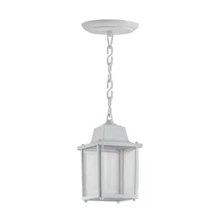 Pendente Vintage Colonial em Termoplástico para 1 Lâmpada E27 Dital Pendente Vintage Colonial em Termoplástico Branco para 1 Lâmpada E27