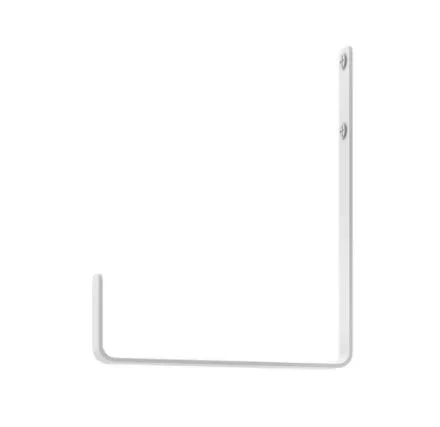 Gancho para Parede Até 25kg Aço Branco Fico Gancho para Parede Até 25Kg 18cm Aço Branco