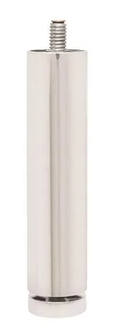 Prolongador Cilíndrico com Tampa Alumínio Forjaria Alvorada Prolongador Cilíndrico com Tampa 1"x100mm Alumínio