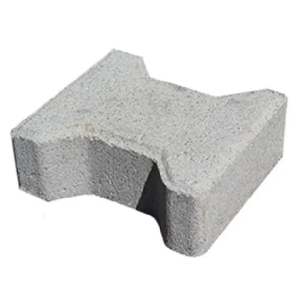 Piso Intertravado Cimentício Duplo T Natural Itauara Piso Intertravado Cimentício Duplo T Natural 15x17x6cm Itauara