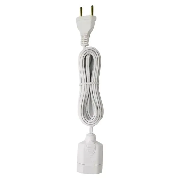 Cordão Prolongador Paralelo 2 Pólos 10A Ilumi Cordão Prolongador Paralelo 2 Pólos 5 metros x 0,75mm 10 Amperes