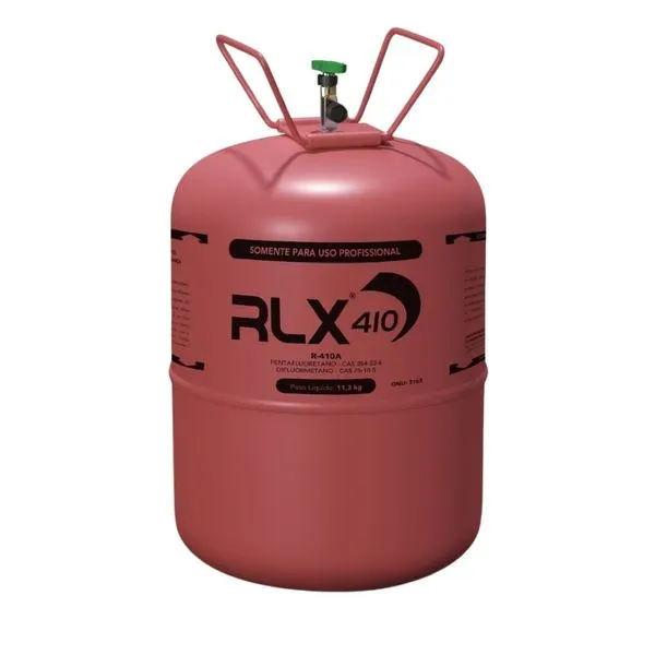 Gás Refrigerante R410A Cilindro 11,3Kg com Válvula e Manopla RLX Gás Refrigerante R410A Cilindro 11,3Kg com Válvula e Manopla