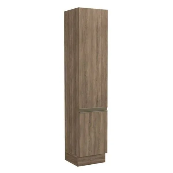 Paneleiro Alto 50cm 2 Portas Kappesberg Paneleiro alto 500mm 2 portas acabamento nogal madeira